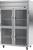 Beverage Air HRP2HC-1HG 52" W Two-Section Glass Door Reach-In Horizon Series Refrigerator