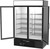 Beverage Air MMF49HC-1-B 52"W Two-Section Glass Door MarketMax Freezer Merchandiser