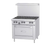 Garland GF36-4G12R 36" Gas GF Starfire Pro Series Restaurant Range - 160,000 BTU