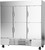 Beverage Air HBR72HC-1-HS 75" W Three-Section Solid Door Reach-In Horizon Series Refrigerator