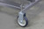 Lakeside 458 40.13" W Aluminum Mobile Gravity Feed (72) #10 and (96) #5 Can Storage and Dispensing Rack