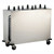 Lakeside 6306 Easy-Glide 6.5" Dia. Round Stainless Steel 3-Tube Cabinet Heated Mobile Dish Dispenser