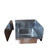 Atosa MRS-HS-18SP Stainless Steel Side Splash for 18" Hand Sinks
