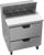 Beverage Air SPED32HC-08-2 32" W One-Section Two Drawer Sandwich Top Refrigerated Counter