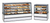 Federal Industries SGD3648 36.13" W Slanted Glass High Volume Non-Refrigerated Bakery Case