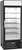 Beverage Air MMF27HC-1-B-IQ 31.25"W One-Section Glass Door MarketMax Freezer Merchandiser