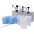 Carlisle 386230IB Topping Rail Dispenser 15.88"W x 7.5"D x 13"H Insulated Triple Unit Countertop Design
