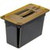 Carlisle 10470U13 StorPlus™ Handled Solid Amber High Heat Universal Lid