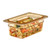 Cambro 40HPCH150 H-Pan 1/4 Size Amber Cover - 6/Case