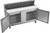 Beverage Air SPE60HC-16 60" W Two-Section Two Door Sandwich Top Refrigerated Counter