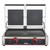 Winco ESG-2 19" Electric Countertop Double Sandwich Grill - 120 Volts