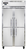 Continental Refrigerator 2RSESNHD 36.25" W Two-Section Solid Door Reach-In Slim Line Refrigerator