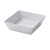 American Metalcraft MELSQ6 16 Oz. Plastic White Square Endurance Bowl