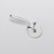 American Metalcraft APC2 2.63" Stainless Steel Pizza Cutter Cast Aluminum Handle