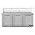 Continental Refrigerator SW72N18C-FB 72" W Three-Section Three Door Sandwich Unit