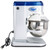 Vollrath 40755 7 Qt. Planetary Countertop Mixer with Safety Guard - 110/120V, 1/3 HP