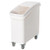 Winco IB-21 21 Gallon Mobile Plastic Hinged Ingredient Bin