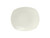 Tuxton AAU-004 Ceramic Pearl White Oval Plate (2 Dozen Per Case)