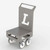 Lakeside 155048 300 Lbs. Stainless Steel Handcart and Dolly Sprinter Cart