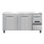 Continental Refrigerator FA68N 68"W Three Door Stainless Steel Freezer Base Worktop Unit