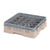 Cambro 20S318184 Camrack Glass Rack With Soft Gray Extender - 5 Cases