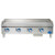 Globe GG48TG-NG 48" Stainless Steel Natural Gas Countertop Griddle - 120,000 BTU