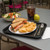 Carlisle CT101403 13.87" W x 10.75" D x 0.79" H Black Rectangle Café Tray