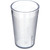 Carlisle 550607 9.5 Oz. Clear SAN Plastic Textured Exterior Stackable Tumbler (Case of 72)