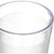 Carlisle 550607 9.5 Oz. Clear SAN Plastic Textured Exterior Stackable Tumbler (Case of 72)
