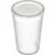 Carlisle 550607 9.5 Oz. Clear SAN Plastic Textured Exterior Stackable Tumbler (Case of 72)