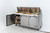 Migali C-SP72-30BT-HC 72.7" W Three-Section Three Door Competitor Series Refrigerated Counter/Big Top Sandwich Prep Table