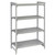 Cambro CPU244872V4480 Camshelving Premium Starter Unit 24"W x 48"L 4-Tier Speckled Gray