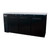 Migali C-BB72-HC 72.8"W Three-Section Solid Door Refrigerated Back Bar Cabinet
