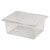 Cambro 25CLRCW135 Camwear 1/2 Size Clear Colander 5" Deep