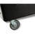 Carlisle ADS403 Black Small Dish Dolly With Handle Polyethylene Black