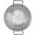 Carlisle 60278 8 Qt. Aluminum Satin Finish Colander