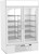Beverage Air MMF49HC-1-W 52"W Two-Section Glass Door MarketMax Freezer Merchandiser