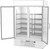 Beverage Air MMF49HC-1-W 52"W Two-Section Glass Door MarketMax Freezer Merchandiser