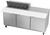 Beverage Air SPE72HC-10C 72" W Three-Section Three Door Sandwich Top Refrigerated Counter