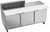 Beverage Air SPE72HC-10C 72" W Three-Section Three Door Sandwich Top Refrigerated Counter