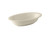 Tuxton BEB-3001 30 Oz. Ceramic American White/Eggshell Oval Vegetable Bowl (1 Dozen)