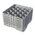 Cambro 20S958151 Camrack Glass Rack With (5) Soft Gray Extenders - 2 Cases