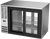 Beverage Air BB48HC-GS-PT-S 48" W Stainless Steel 4 Glass Doors Refrigerated Pass-Thru Back Bar Refrigerator - 115 Volts