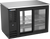 Beverage Air BB48HC-GS-PT-S 48" W Stainless Steel 4 Glass Doors Refrigerated Pass-Thru Back Bar Refrigerator - 115 Volts
