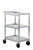 New Age 1440 27.75"L Aluminum Bussing Cart with 350 Lbs. Capacity