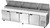 Beverage Air DP119HC 119" W Four-Section Four Door Four Door Pizza Top Refrigerated Counter