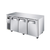 Turbo Air JUR-72S-N6 70.88"W Three-Section Stainless Steel Door Reach-In J Series Side Mount Undercounter Refrigerator