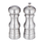 American Metalcraft PMSS62 6" H Stainless Steel Salt and Pepper Mill and Shaker Set