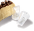 Matfer Bourgeat 167151 Pastry Tip 5/8" Yule Log 6 Holed Flat & Serrated Side Polycarbonate - 1 Pack