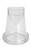 Matfer Bourgeat 167151 Pastry Tip 5/8" Yule Log 6 Holed Flat & Serrated Side Polycarbonate - 1 Pack